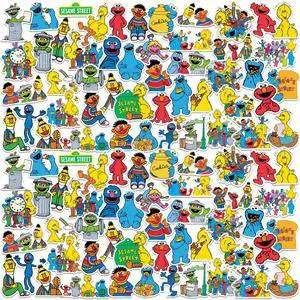 Sesame Street Vintage 1969 100 Vinyl Stickers Waterproof Die-Cut Decals Car Sesame Street Vintage 1969 100 Vinyl Stickers Waterproof Die-Cut Decals Car