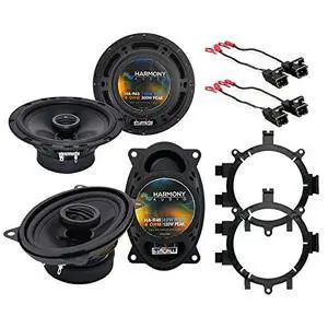 Fits 1999-2006 Chevy Silverado Speaker Package 5.25" 4x6 | Factory replacement sound upgrade, 5.25 inch drivers, harness included, plug-and-play install, crisp highs and bass Fits 1999-2006 Chevy Silverado Speaker Package 5.25" 4x6 | Factory replacement sound upgrade, 5.25 inch drivers, harness included, plug-and-play install, crisp highs and bass