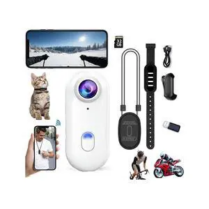 4K Mini Body Cam,Waterproof Pocket Sports Camera Wearable Adventure POV pro Thumb Camera, Hands Free Magnetic Motorcycle Cam,for Bike Cycling,Vlogging Pet Walk Swim Diving (B-white-32g) 4K Mini Body Cam,Waterproof Pocket Sports Camera Wearable Adventure POV pro Thumb Camera, Hands Free Magnetic Motorcycle Cam,for Bike Cycling,Vlogging Pet Walk Swim Diving (B-white-32g)