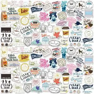 Gilmore Girls Iconic 150 Vinyl Stickers Waterproof Die-Cut Decals Laptop Gilmore Girls Iconic 150 Vinyl Stickers Waterproof Die-Cut Decals Laptop