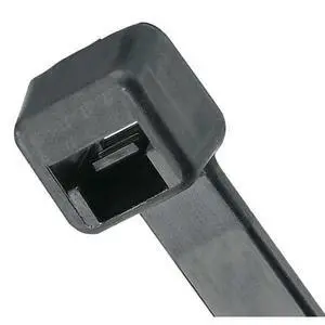 Cable Tie, 4 in L, 4 in Max Bundle Dia., Black, Nylon 6/6, 18 lb Strength, 1000 PK PLT1M-M0-1 Each Cable Tie, 4 in L, 4 in Max Bundle Dia., Black, Nylon 6/6, 18 lb Strength, 1000 PK PLT1M-M0-1 Each