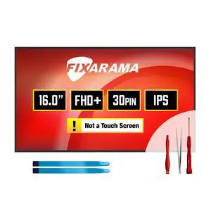 Screen Replacement for HP pn M74471-ND1 Grade A+ | 30pin 60Hz FHD+ 1920x1200 Matte IPS Regular Gamut Non-Touch 16.0" LED LCD Display with Tools Tape Screen Replacement for HP pn M74471-ND1 Grade A+ | 30pin 60Hz FHD+ 1920x1200 Matte IPS Regular Gamut Non-Touch 16.0" LED LCD Display with Tools Tape