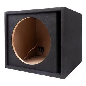 Maxxlink by MBXP-112 12 Inch Single Ported Subwoofer Enclosure, Universal Fit Sub Box with UV Treated Carpet for in-Car Audio Systems, Black Maxxlink by MBXP-112 12 Inch Single Ported Subwoofer Enclosure, Universal Fit Sub Box with UV Treated Carpet for in-Car Audio Systems, Black