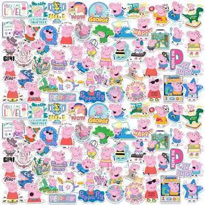 Peppa Pig and George 150 Vinyl Stickers Waterproof Die-Cut Decals Laptop Peppa Pig and George 150 Vinyl Stickers Waterproof Die-Cut Decals Laptop