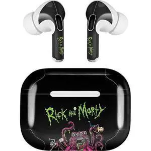 Decal Audio Skin Compatible with Apple AirPods Pro - Officially Licensed Adult Swim Rick and Morty Tentacle Attack Design Decal Audio Skin Compatible with Apple AirPods Pro - Officially Licensed Adult Swim Rick and Morty Tentacle Attack Design