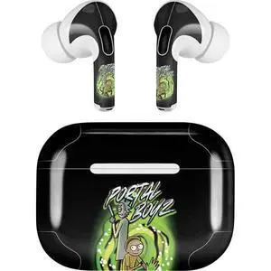 Decal Audio Skin Compatible with Apple AirPods Pro - Officially Licensed Adult Swim Rick and Morty Portal Boyz Design Decal Audio Skin Compatible with Apple AirPods Pro - Officially Licensed Adult Swim Rick and Morty Portal Boyz Design