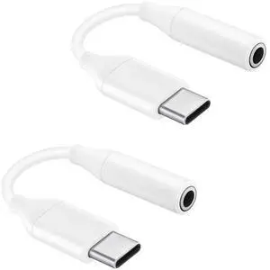 USB C to 3.5mm Headphone Adapter Compatible with Motorola Edge Plus with Digital DAC Chip That's Dual 1/8 inch TypeC/PD! (2 Pack/White) USB C to 3.5mm Headphone Adapter Compatible with Motorola Edge Plus with Digital DAC Chip That's Dual 1/8 inch TypeC/PD! (2 Pack/White)