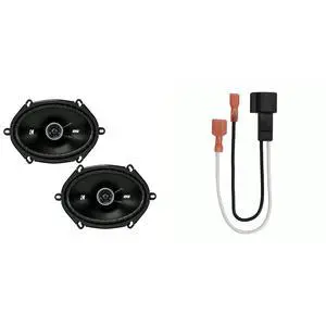 Speakers 6X8 inch for Ford F-150 1999-2014 Upgrade Kit - 2 Pack of DS Series with Harness, Coaxial Car Audio Front or Rear Door Speaker 43DSC6804 Speakers 6X8 inch for Ford F-150 1999-2014 Upgrade Kit - 2 Pack of DS Series with Harness, Coaxial Car Audio Front or Rear Door Speaker 43DSC6804
