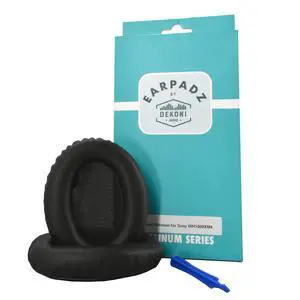 Choice Suede & Leather Replacement Ear Pads for Sony WH-1000XM4 Headphones | Premium Memory Foam Cushions in Black and Grey | Upgrade Comfort and Sound Isolation Choice Suede & Leather Replacement Ear Pads for Sony WH-1000XM4 Headphones | Premium Memory Foam Cushions in Black and Grey | Upgrade Comfort and Sound Isolation
