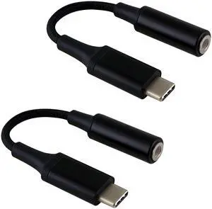 USB C to 3.5mm Headphone Adapter Compatible with Motorola Edge Plus with Digital DAC Chip That's Dual 1/8 inch TypeC/PD! (2Pack / Black) USB C to 3.5mm Headphone Adapter Compatible with Motorola Edge Plus with Digital DAC Chip That's Dual 1/8 inch TypeC/PD! (2Pack / Black)