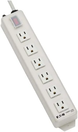 Eaton Series 6 Outlet Heavy Duty Power Strip, Metal, Under Desk & Wall Mount Option, 15ft Extension Cord, On/Off Switch Cover, Industrial Garage Shop Work Bench Applications (TLM615NC) Eaton Series 6 Outlet Heavy Duty Power Strip, Metal, Under Desk & Wall Mount Option, 15ft Extension Cord, On/Off Switch Cover, Industrial Garage Shop Work Bench Applications (TLM615NC)