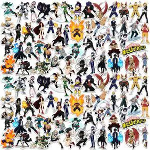 My Hero Academia Character 100 Vinyl Stickers Waterproof Die-Cut Decals Car My Hero Academia Character 100 Vinyl Stickers Waterproof Die-Cut Decals Car