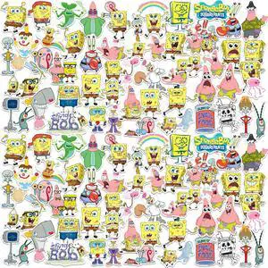 Spongebob Squarepants 150 Vinyl Stickers Waterproof Die-Cut Decals Laptop Spongebob Squarepants 150 Vinyl Stickers Waterproof Die-Cut Decals Laptop