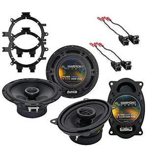 Fits GMC Sierra 1999-2006 Speakers with Harness 5.25" 4x6 | Rhythm Series R5 R46 dash replacement package, 5.25 inch truck upgrade set, 225W and 120W rated, plug-in connectors Fits GMC Sierra 1999-2006 Speakers with Harness 5.25" 4x6 | Rhythm Series R5 R46 dash replacement package, 5.25 inch truck upgrade set, 225W and 120W rated, plug-in connectors