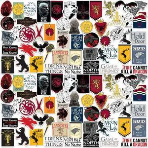 Game of Thrones 200ct Vinyl L Deluxe Stickers, Skateboard, Indoor/Outdoor Game of Thrones 200ct Vinyl L Deluxe Stickers, Skateboard, Indoor/Outdoor