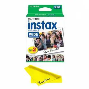 Instax Wide Instant Films Twin Pack for Instax Wide 210 200 100 300 - BuzzPhoto Value Pack (20 Sheets) Instax Wide Instant Films Twin Pack for Instax Wide 210 200 100 300 - BuzzPhoto Value Pack (20 Sheets)