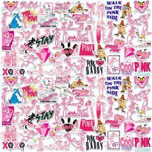 Pink Panther 100 Vinyl Stickers Waterproof Die-Cut Decals Laptop Scrapbook Pink Panther 100 Vinyl Stickers Waterproof Die-Cut Decals Laptop Scrapbook