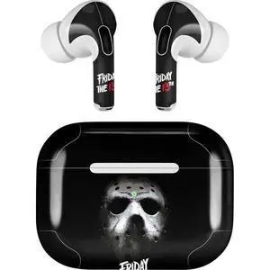 Decal Audio Skin Compatible with Apple AirPods Pro - Officially Licensed Warner Bros Friday The 13th Jason Voorhees Design Decal Audio Skin Compatible with Apple AirPods Pro - Officially Licensed Warner Bros Friday The 13th Jason Voorhees Design