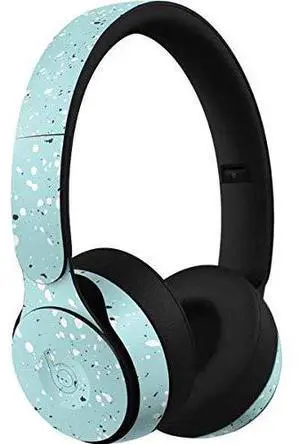 Decal Audio Skin Compatible with Beats Solo Pro - Mint Speckled Design Decal Audio Skin Compatible with Beats Solo Pro - Mint Speckled Design
