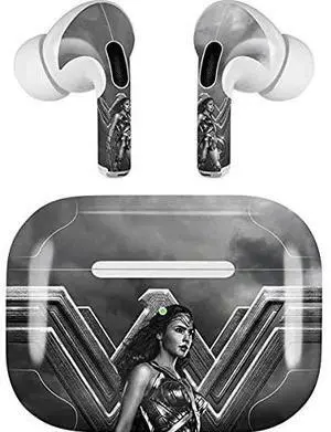 Decal Audio Skin Compatible with Apple AirPods Pro - Officially Licensed The Justice League (2017) Wonder Woman Poster Design Decal Audio Skin Compatible with Apple AirPods Pro - Officially Licensed The Justice League (2017) Wonder Woman Poster Design