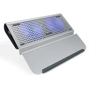 Aluminum Laptop Riser Stand for 12" - 15" Laptops, Ergonomic Computer Riser with Non-Slip Padding, Tilted Surface & Ventilated Cooling Design, Portable Home Office Laptop Holder Aluminum Laptop Riser Stand for 12" - 15" Laptops, Ergonomic Computer Riser with Non-Slip Padding, Tilted Surface & Ventilated Cooling Design, Portable Home Office Laptop Holder
