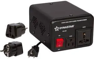 Dynastar Step Up & Step Down Voltage Converter and Transformer, 110-220 to 220-240 Volts; Heavy Duty, Extra Durable Coil, 5-Year-, 500 Watts Dynastar Step Up & Step Down Voltage Converter and Transformer, 110-220 to 220-240 Volts; Heavy Duty, Extra Durable Coil, 5-Year-, 500 Watts
