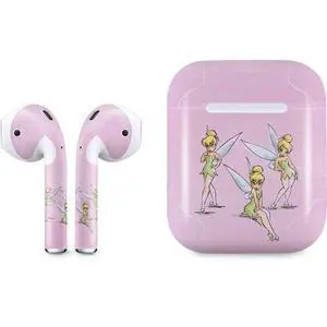 Decal Audio Skin Compatible with Apple AirPods - Officially Licensed Disney Tinker Bell Water Color Art Poses Design Decal Audio Skin Compatible with Apple AirPods - Officially Licensed Disney Tinker Bell Water Color Art Poses Design