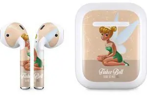 Decal Audio Skin Compatible with Apple AirPods - Officially Licensed Disney Tinker Bell Sharing The Magic Art Design Decal Audio Skin Compatible with Apple AirPods - Officially Licensed Disney Tinker Bell Sharing The Magic Art Design