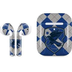 Decal Audio Skin Compatible with Apple AirPods 2 - Officially Licensed Wizarding Worlds Harry Potter Ravenclaw Crest Design Decal Audio Skin Compatible with Apple AirPods 2 - Officially Licensed Wizarding Worlds Harry Potter Ravenclaw Crest Design