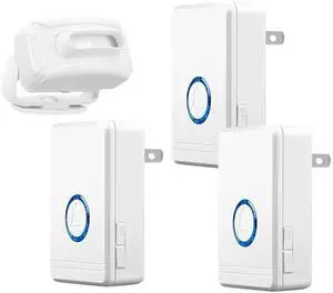 Outdoor Motion Sensor,Driveway Alarms Wireless Outside Weatherproof, DIY Security Alert System, 97dB Loud 48Ringtones, 5Levels Volume, 7Levels Night Light, 3 Plug-in Receiver and 1 Sensor Outdoor Motion Sensor,Driveway Alarms Wireless Outside Weatherproof, DIY Security Alert System, 97dB Loud 48Ringtones, 5Levels Volume, 7Levels Night Light, 3 Plug-in Receiver and 1 Sensor