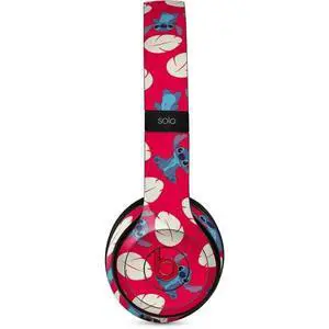 Decal Audio Skin Compatible with Beats Solo 3 Wireless - Officially Licensed Disney Lilo and Stitch Character Pattern Design Decal Audio Skin Compatible with Beats Solo 3 Wireless - Officially Licensed Disney Lilo and Stitch Character Pattern Design