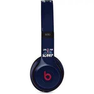 Decal Audio Skin Compatible with Beats Solo 3 Wireless - Officially Licensed Disney Lilo and Stitch Let Me Sleep Design Decal Audio Skin Compatible with Beats Solo 3 Wireless - Officially Licensed Disney Lilo and Stitch Let Me Sleep Design
