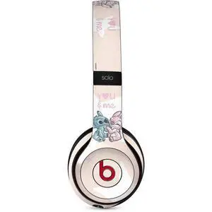 Decal Audio Skin Compatible with Beats Solo 3 Wireless - Officially Licensed Disney Lilo and Stitch Stitch and Angel Design Decal Audio Skin Compatible with Beats Solo 3 Wireless - Officially Licensed Disney Lilo and Stitch Stitch and Angel Design