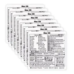 Mac OS Shortcut Stickers (2-Pack) MacBook Keyboard Cheat Sheet for macOS (2025) Waterproof Removable Vinyl Decals for MacBook Air/Pro, M1/M2/M3/M4 (8, Clear) Mac OS Shortcut Stickers (2-Pack) MacBook Keyboard Cheat Sheet for macOS (2025) Waterproof Removable Vinyl Decals for MacBook Air/Pro, M1/M2/M3/M4 (8, Clear)