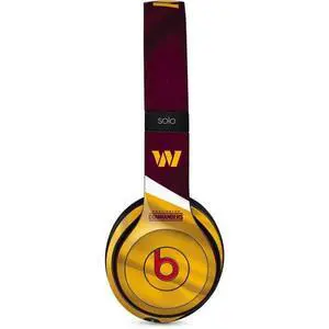 Decal Audio Skin Compatible with Beats Solo 3 Wireless - Officially Licensed NFL Washington Commanders Flag Design Decal Audio Skin Compatible with Beats Solo 3 Wireless - Officially Licensed NFL Washington Commanders Flag Design