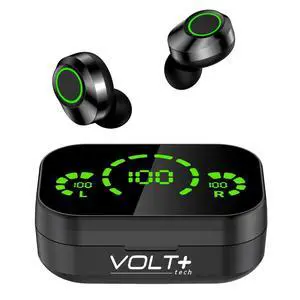 Pro Earbuds Wireless V5.3 LED Compatible with Amazon Fire HD 10 (2019) IPX4 Water & Sweatproof/Noise Reduction/Quad Mic Plus 1200mah PowerBank Pro Earbuds Wireless V5.3 LED Compatible with Amazon Fire HD 10 (2019) IPX4 Water & Sweatproof/Noise Reduction/Quad Mic Plus 1200mah PowerBank