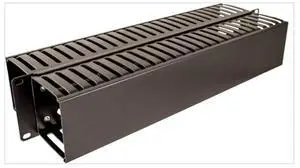 2U Server Rack Wire Cable Management with Cover Double Sided Finger Duct Rack Management Panel Wire Duct Raceway Organize 19 Inch Rack (Single) 2U Server Rack Wire Cable Management with Cover Double Sided Finger Duct Rack Management Panel Wire Duct Raceway Organize 19 Inch Rack (Single)