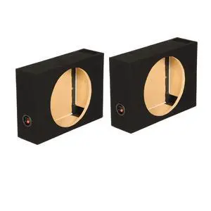 QPower SHALLOW110 10" Vented Shallow Subwoofer Sub Box Enclosure (2 Pack) QPower SHALLOW110 10" Vented Shallow Subwoofer Sub Box Enclosure (2 Pack)