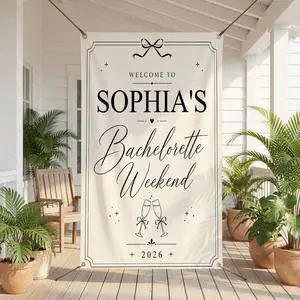 Personalized Elegant Bachelorette Banner Backdrop Custom Name Bride To Be Destination Welcome Sign Bach Party Photo Backdrop Bridal Shower Hen Party Girls Night Minimalist Decor Wall Art Tapestry Personalized Elegant Bachelorette Banner Backdrop Custom Name Bride To Be Destination Welcome Sign Bach Party Photo Backdrop Bridal Shower Hen Party Girls Night Minimalist Decor Wall Art Tapestry