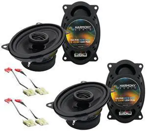 4x6 Speakers with Harness Fits GMC Sierra Truck 1988-1994 | Plug-and-play wiring adapter included, direct bolt-in door replacement upgrade, crisp clear sound, no cutting or splicing 4x6 Speakers with Harness Fits GMC Sierra Truck 1988-1994 | Plug-and-play wiring adapter included, direct bolt-in door replacement upgrade, crisp clear sound, no cutting or splicing