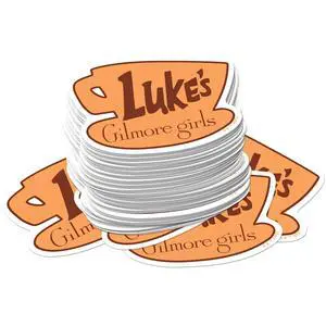 Gilmore Girls Lukes Diner 100 Vinyl Stickers Waterproof Die-Cut Decals Car Gilmore Girls Lukes Diner 100 Vinyl Stickers Waterproof Die-Cut Decals Car