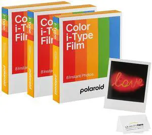 Color I-Type Film for Now, Now+, i2 + Quality Photo Cloth, 24 Sheets Color I-Type Film for Now, Now+, i2 + Quality Photo Cloth, 24 Sheets