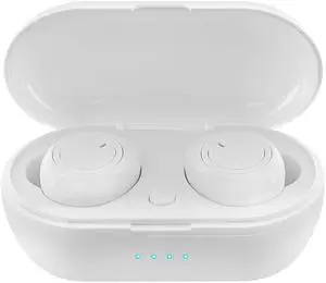 Ultra-Light Bluetooth Earbuds with LED Display & Bass Acoustic - Perfect for Running, Workouts, White Ultra-Light Bluetooth Earbuds with LED Display & Bass Acoustic - Perfect for Running, Workouts, White