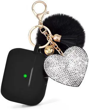 Case Compatible with AirPod Pro 2 Protective Cover with Keychain (502-Black) Case Compatible with AirPod Pro 2 Protective Cover with Keychain (502-Black)
