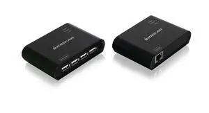 USB 2.0 4 Port USB Extender - Up To 165Ft - Cat5, Cat5e or Cat6 Ethernet - High Speed (480Mbps) - Plug-n-Play - TAA compliant - Windows - MacOS - GUCE64 USB 2.0 4 Port USB Extender - Up To 165Ft - Cat5, Cat5e or Cat6 Ethernet - High Speed (480Mbps) - Plug-n-Play - TAA compliant - Windows - MacOS - GUCE64