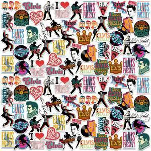 Elvis Presley Iconic 100 Vinyl Stickers Waterproof Die-Cut Decals Laptop Elvis Presley Iconic 100 Vinyl Stickers Waterproof Die-Cut Decals Laptop