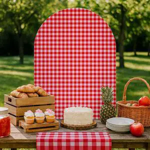 Red-and-White-Checkered Arch Backdrop Cover Kids Red Farm Parties Chiara Backdrops Decorations Arched Wall Covers Stands Display Props Farm Banner GX233 2.5ft * 6ft Red-and-White-Checkered Arch Backdrop Cover Kids Red Farm Parties Chiara Backdrops Decorations Arched Wall Covers Stands Display Props Farm Banner GX233 2.5ft * 6ft