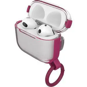 Clear Series Headphone Case for Apple AirPods Pro Shockproof, Drop Proof, Ultra-Slim, Scratch and Scuff Protective Case for Apple AirPods, Includes Carabiner, Clear/Pink Clear Series Headphone Case for Apple AirPods Pro Shockproof, Drop Proof, Ultra-Slim, Scratch and Scuff Protective Case for Apple AirPods, Includes Carabiner, Clear/Pink