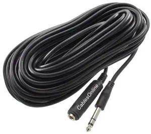 CablesOnline Stereo 1/4" TRS Female to 1/4" TRS Male Headphone Extension Cable (50ft.) CablesOnline Stereo 1/4" TRS Female to 1/4" TRS Male Headphone Extension Cable (50ft.)