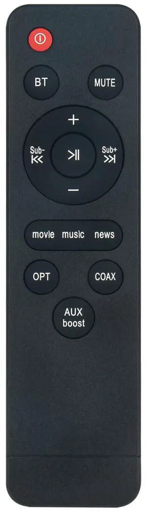 Replacement Infrared Remote Control Controller for OXS Sound Bar TV Speaker Replacement Infrared Remote Control Controller for OXS Sound Bar TV Speaker